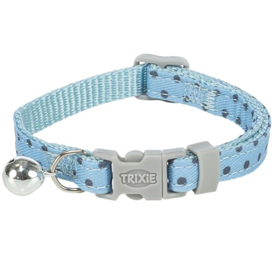 Blue Dot Cat Collar