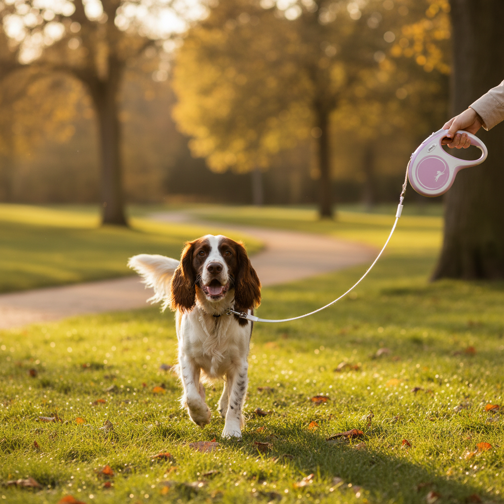 Flexi Comfort Medium Retractable Lead (Rose)