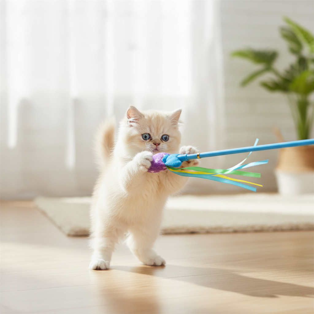 Catnip Fish Teaser (blue)