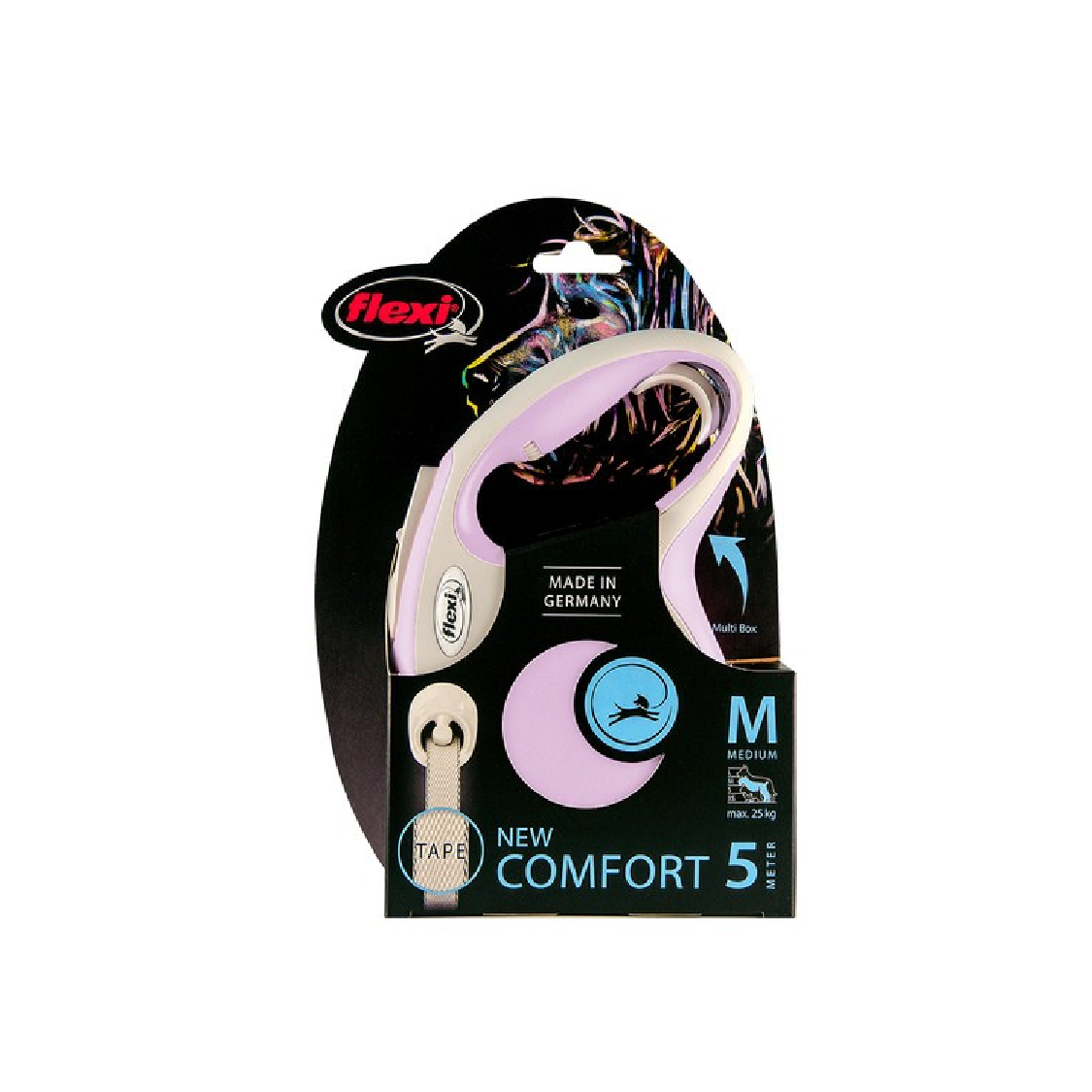 Flexi Comfort Medium Retractable Lead (Rose)