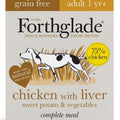 Forthglade adult chicken and liver adult wet food 395g