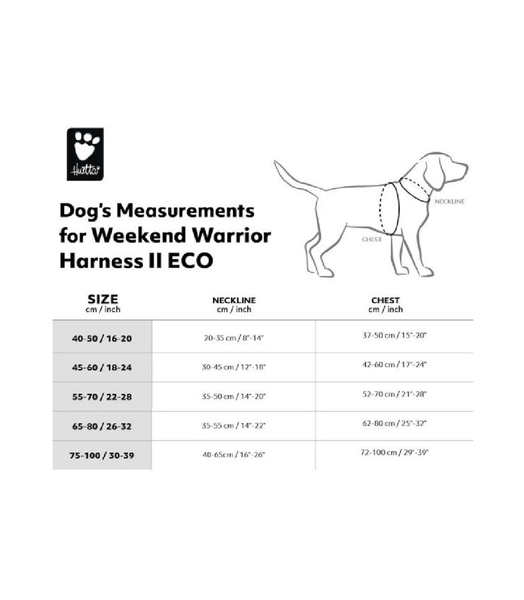 Hurtta Weekend
Warrior Harness II ECO Ruby 40-45cm