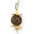 Wicker ball with Sisal Rope
