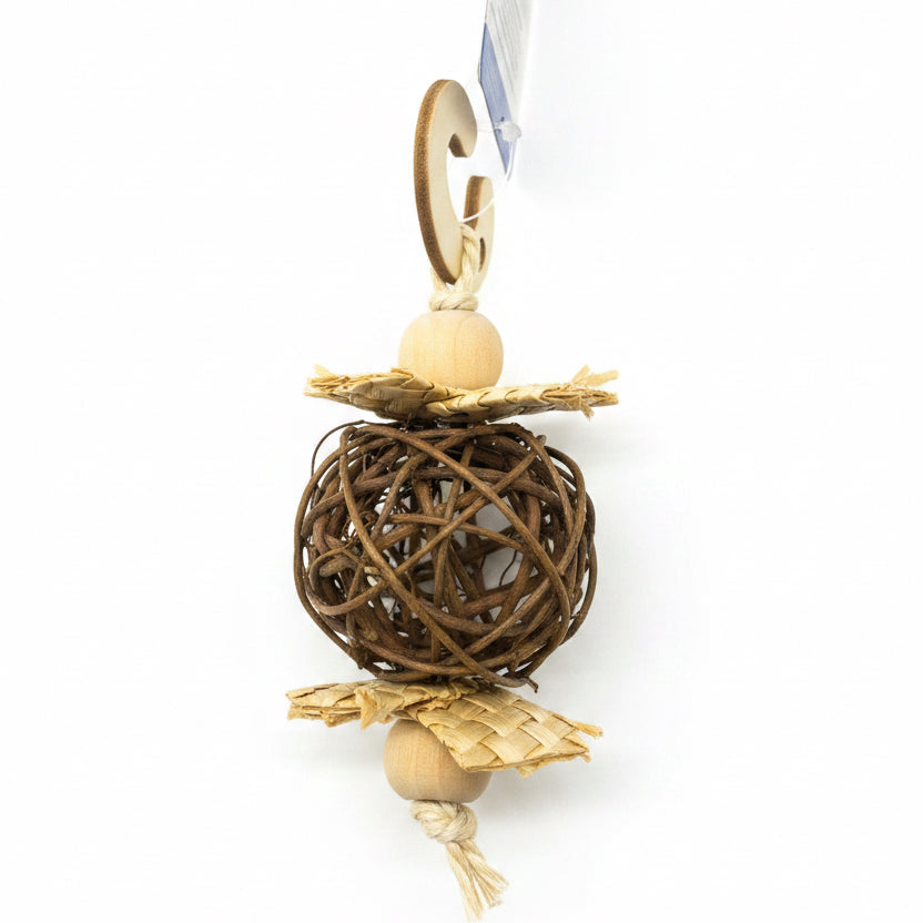 Wicker ball with Sisal Rope