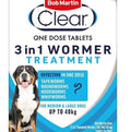 Bob Martin 3in1 wormer treatment for medium & large dogs weighing upto 40kg