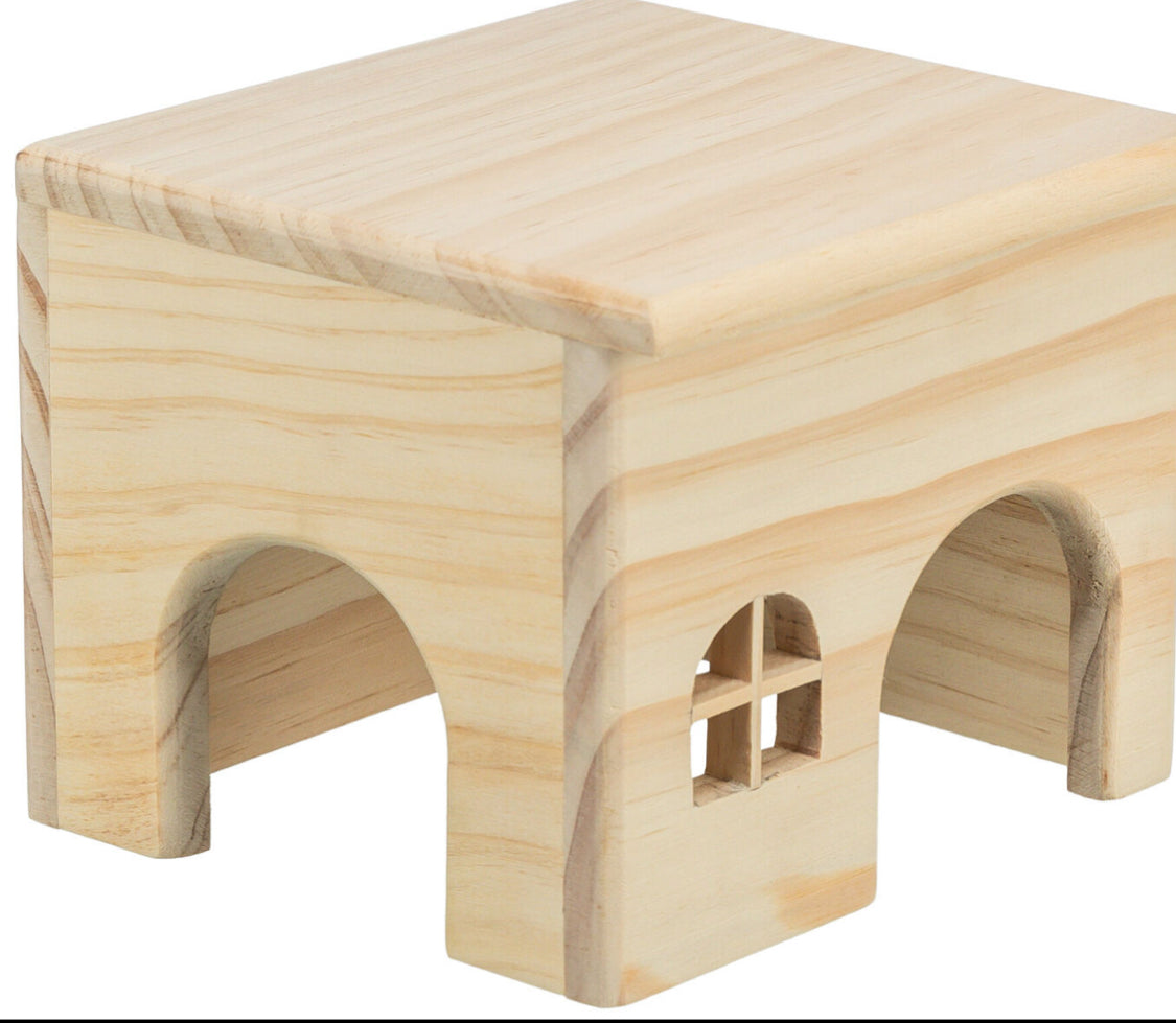 Trixie house with flat roof