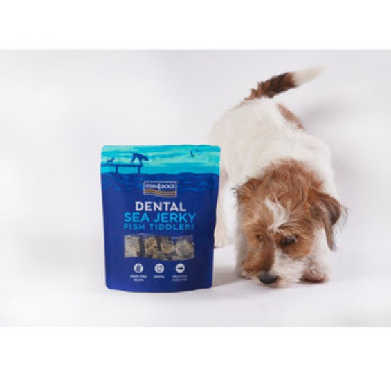 Fish4Dogs Dental Sea Jerky Fish Tiddlers 115g