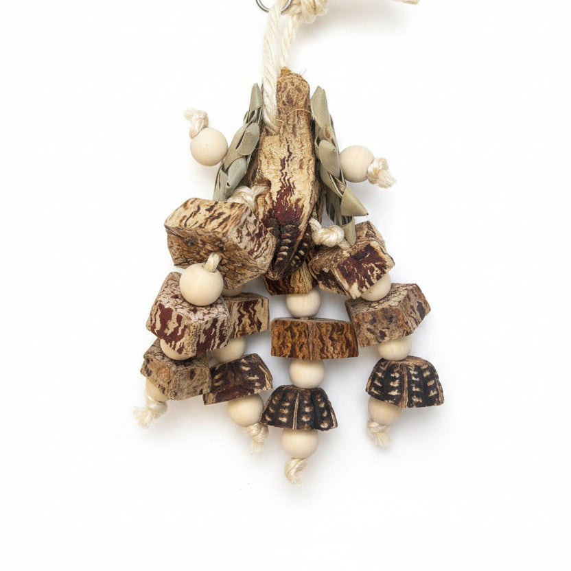 Mahogany feast Bird Toy