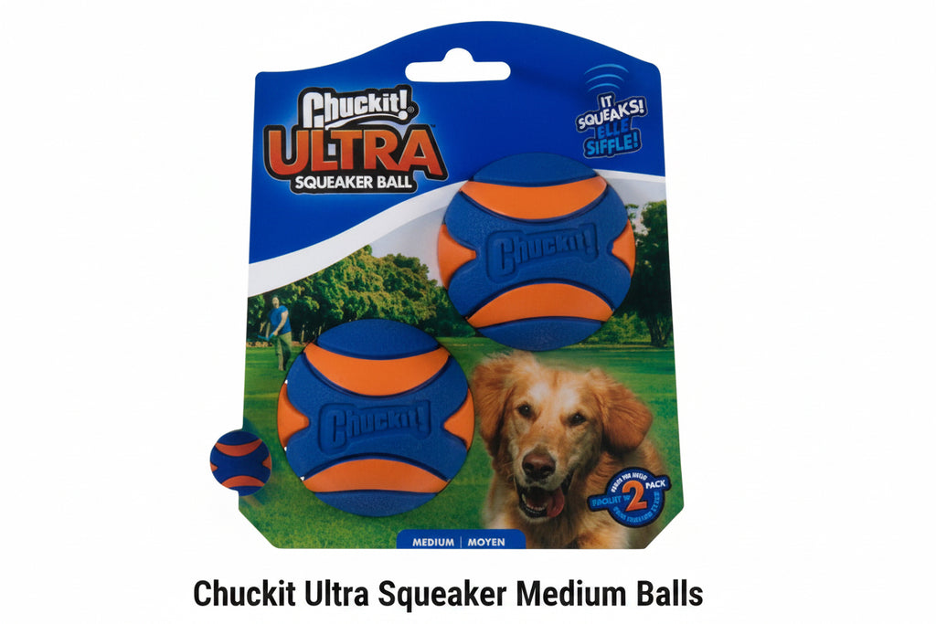 Chuckit! Ultra Squeaker
Ball Medium (2Pk)6.5cm