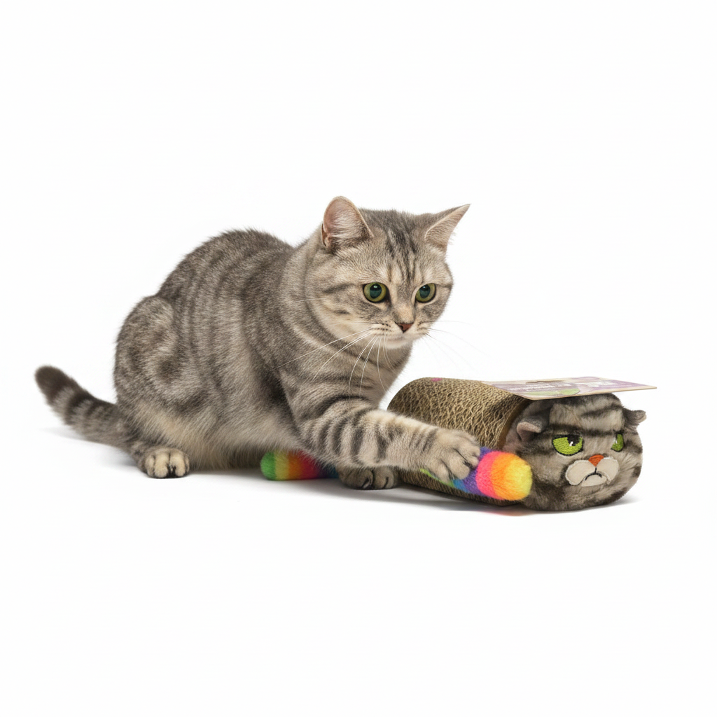 Rosewood Moody Moggy Cardboard Scratcher