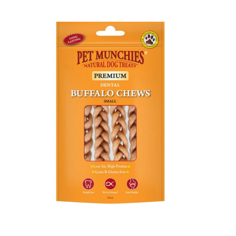 Pet Munchies Small
Buffalo Dental Chews (4chews)