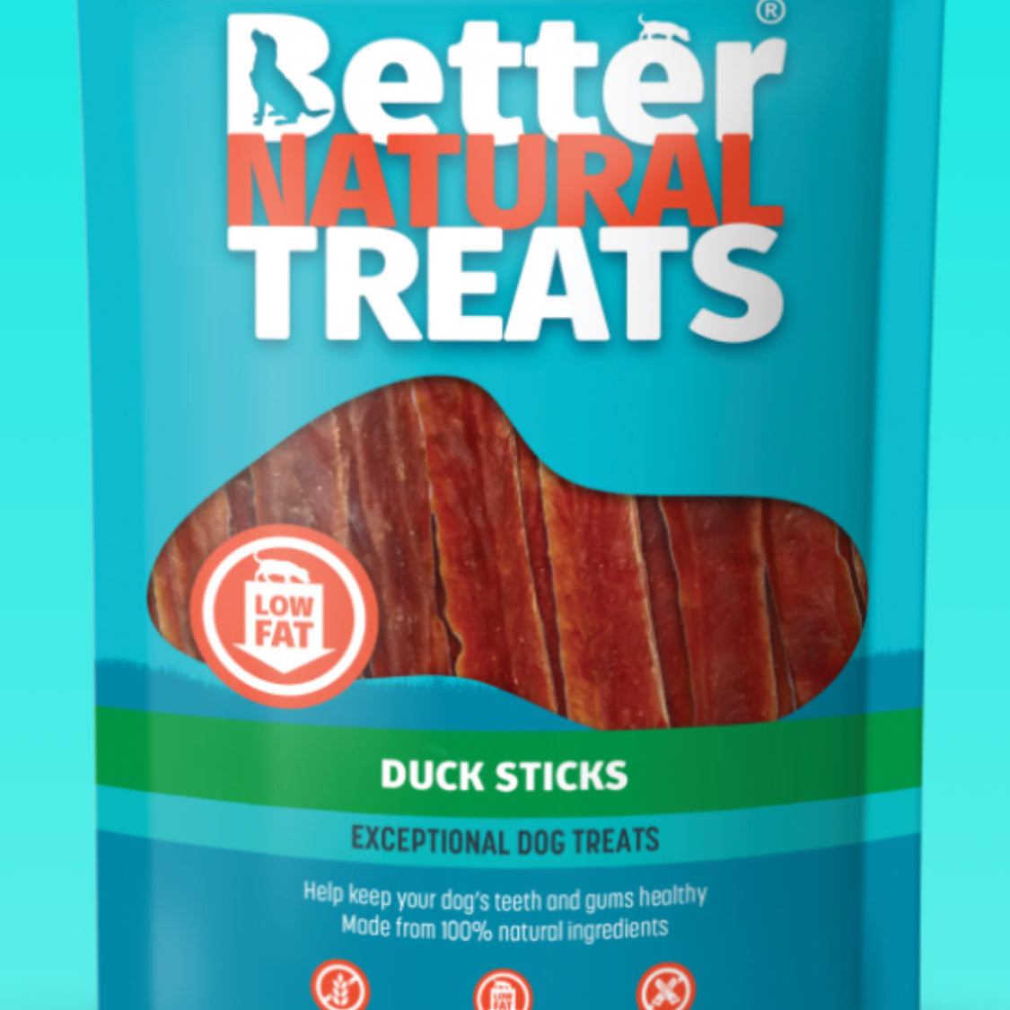 Better natural treats duck sticks 90g