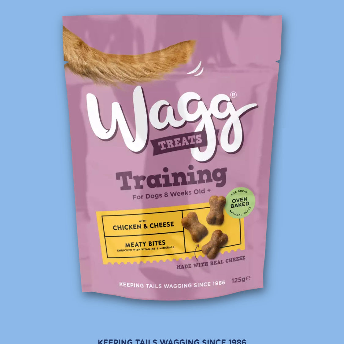 Wagg chicken and cheese meaty bites 125g