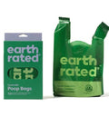 Earth rated lavender scented poo bags with handles.