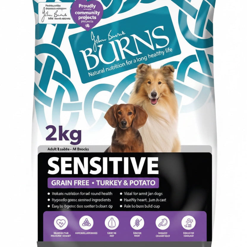 Burns Sensitive Turkey and Potato 2kg