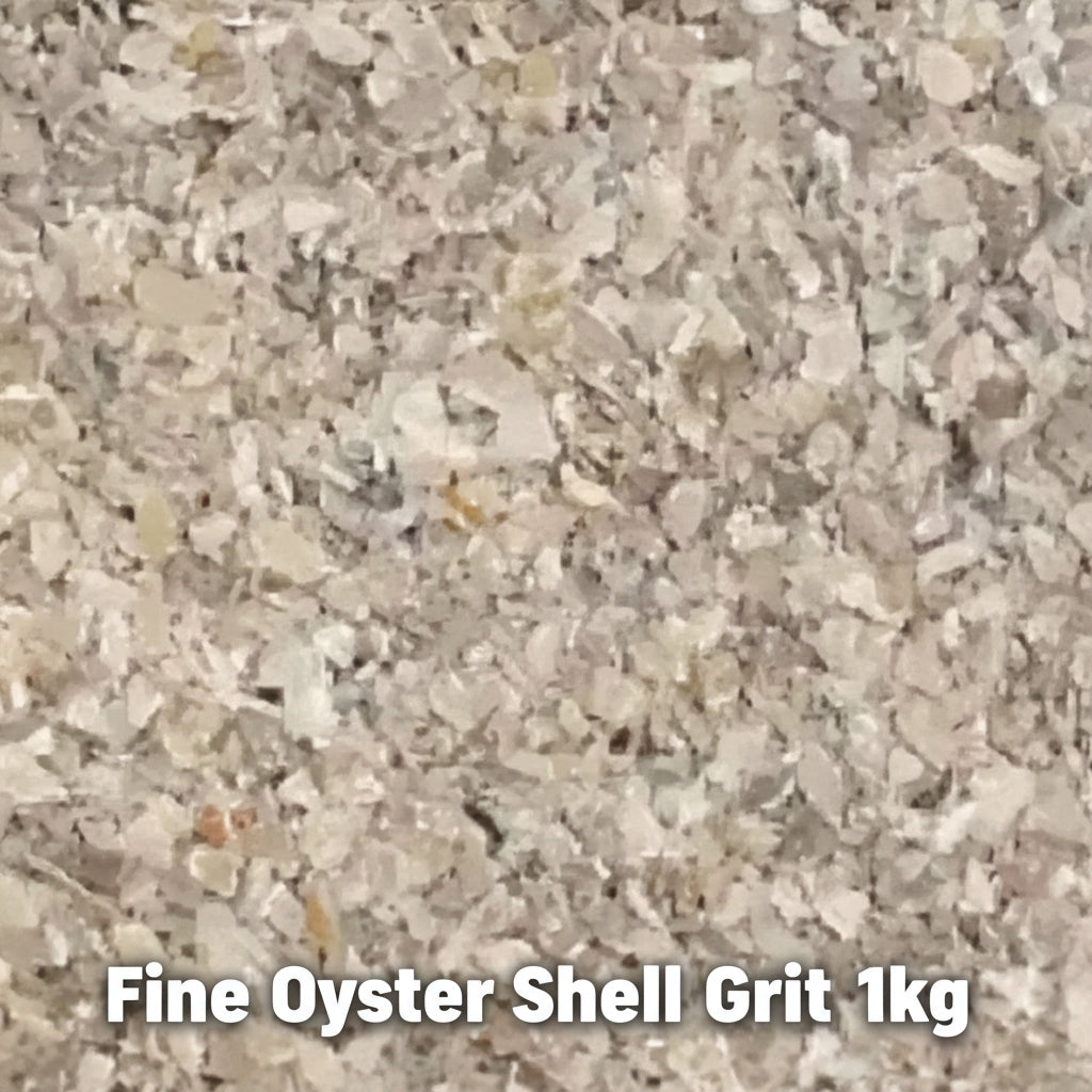 Fine Oyster shell grit 1kg