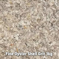 Fine Oyster shell grit 1kg