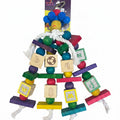 Coloured Blocks Bird Toy