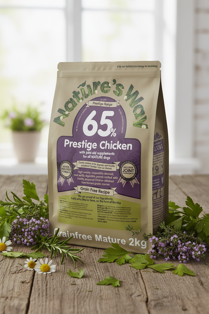 Naturesway grain free mature 65 %chicken recipe 2kg