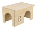 Medium wooden house with flat roof