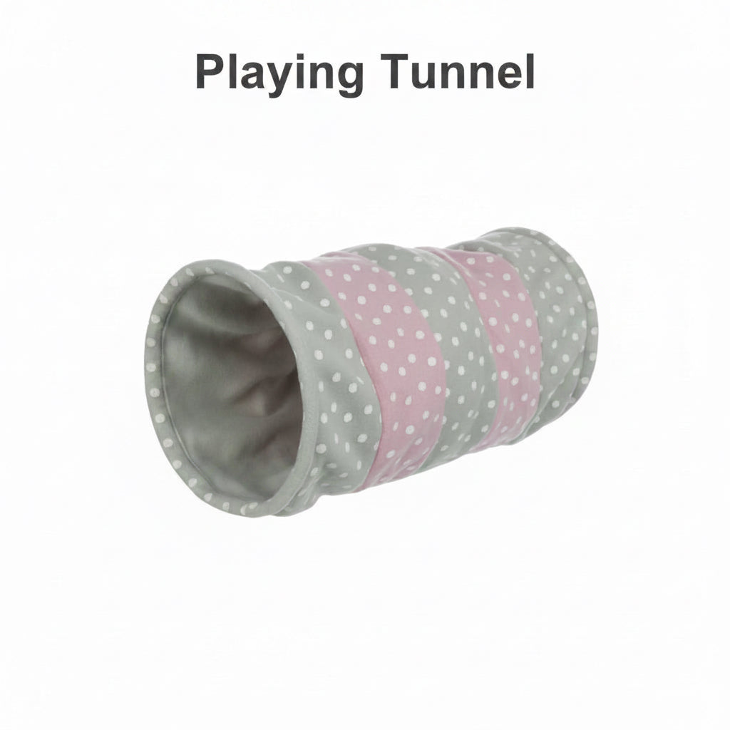 Cat Playing Tunnel