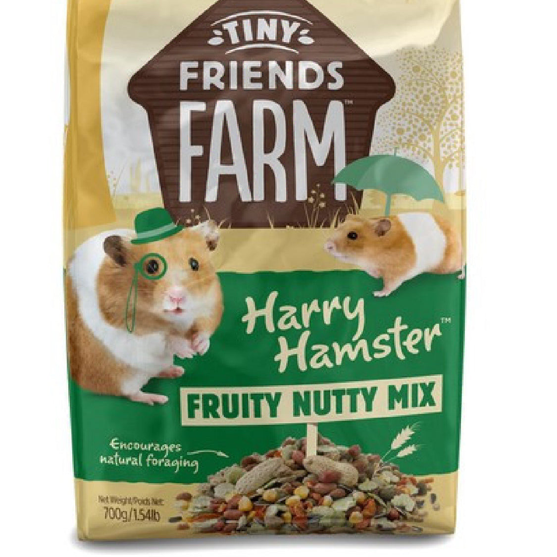 Harry hamster fruity nutty mix 700g