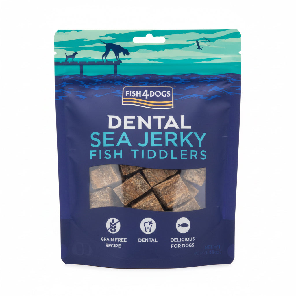 Fish4Dogs Dental Sea Jerky Fish Tiddlers 115g