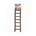 Bark wooden ladder 7 rungs