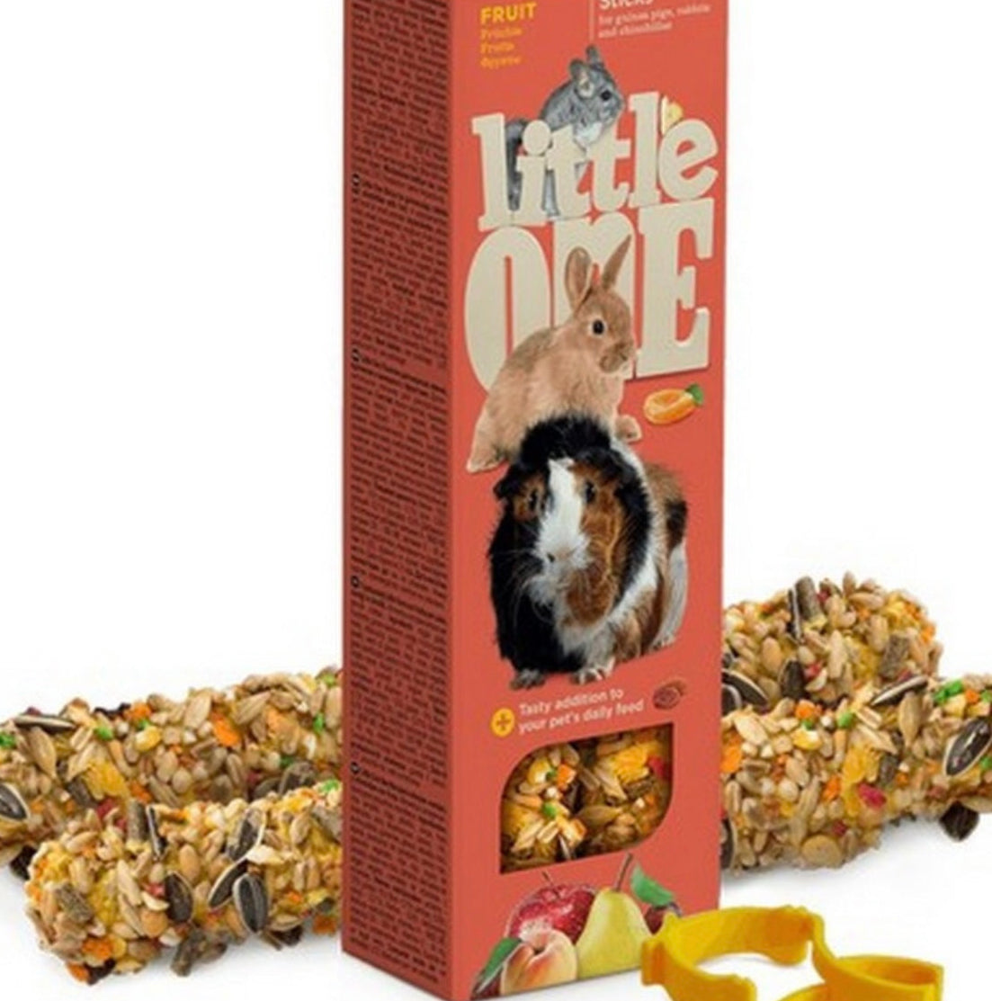 Little One Sticks for guinea pigs, rabbits and chinchillas with fruit