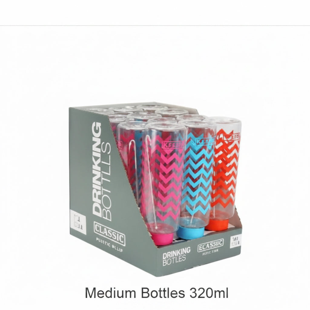 Zig Zag Medium Bunny Bottle 320ml (assorted colours)