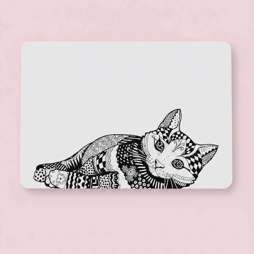 Black Cat Place Mat