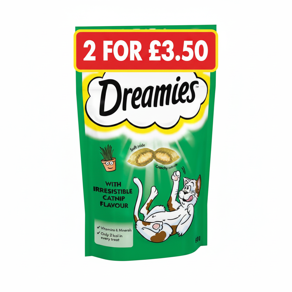 Dreamies Cat Treats with Catnip 60g
