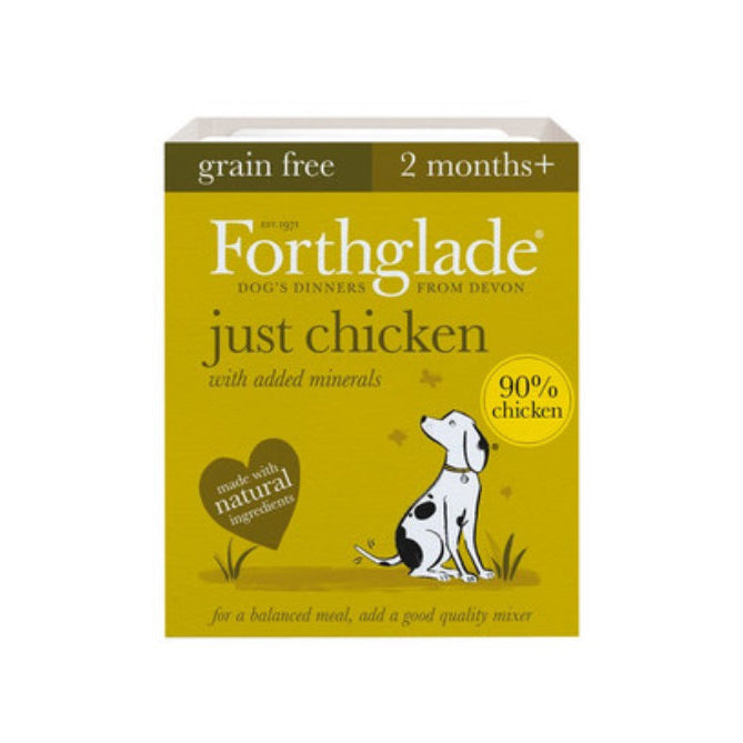 Forthglade just chicken wet food 395g (2 months+)