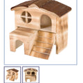 Flamed house with ramp