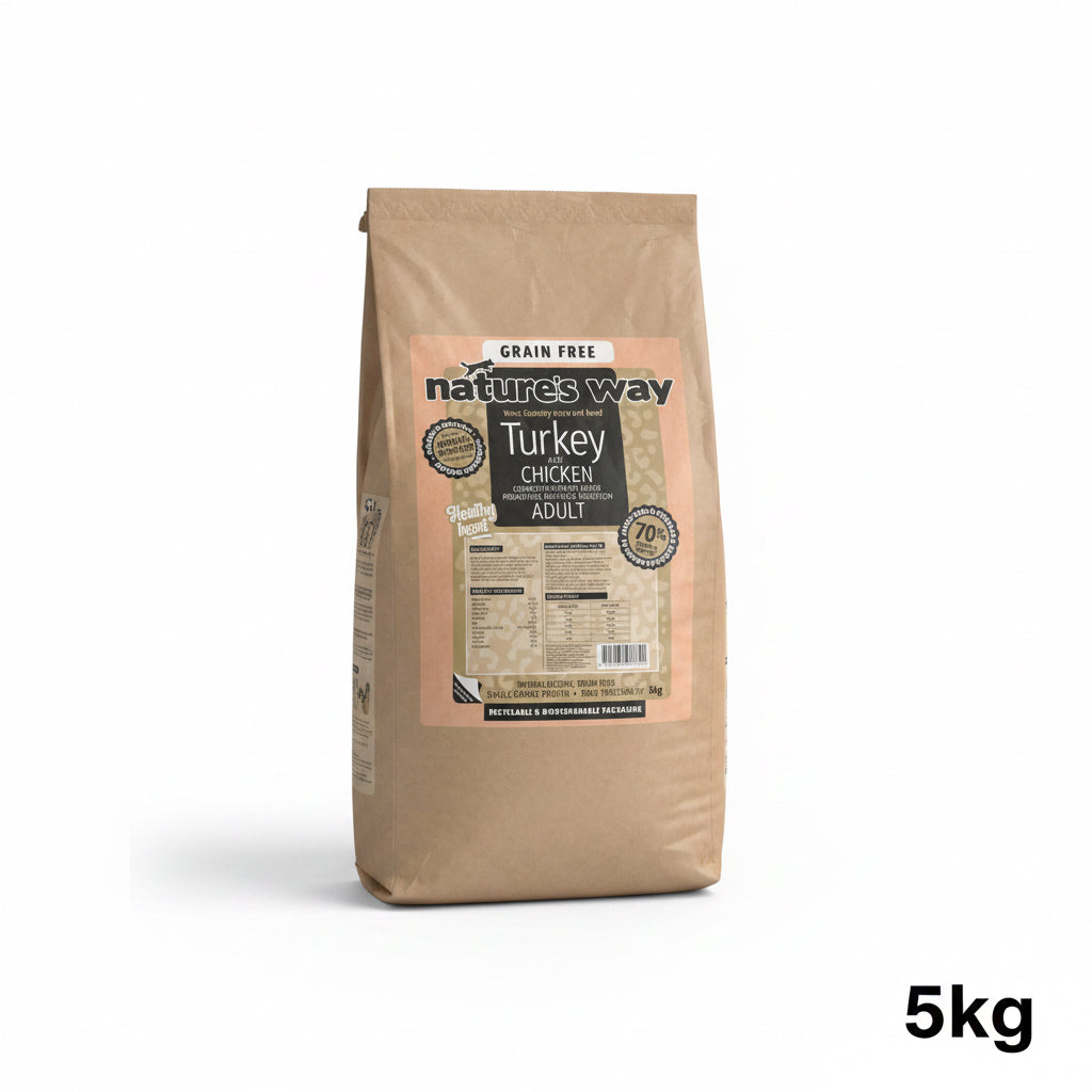 Naturesway 70% turkey and chicken adult grainfree cat 5kg