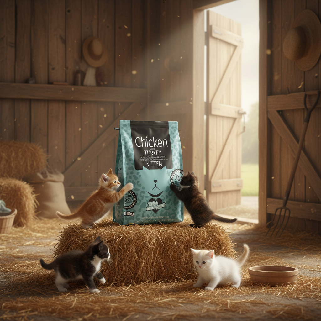 Naturesway grainfree 70% chicken and turkey kitten food 1.5kg