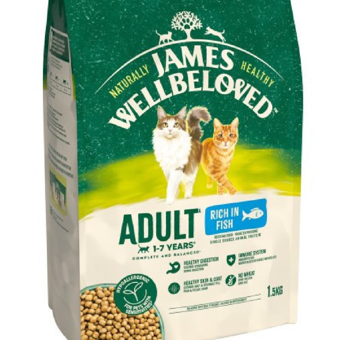 James wellbeloved cat fish and rice 1.5kg