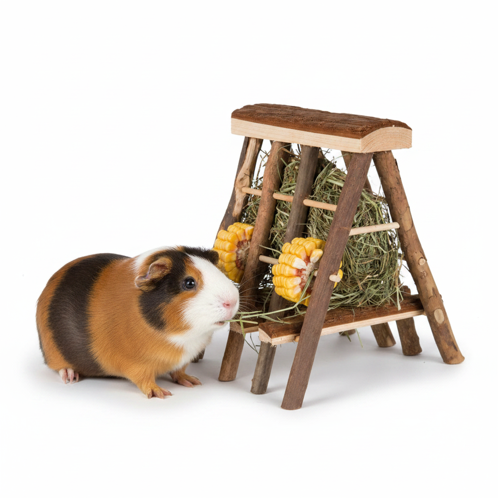 Hay Manger with Hay