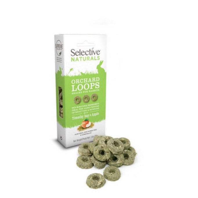 Selective naturals orchard loops suitable for rabbits, guineapigs and chinchillas