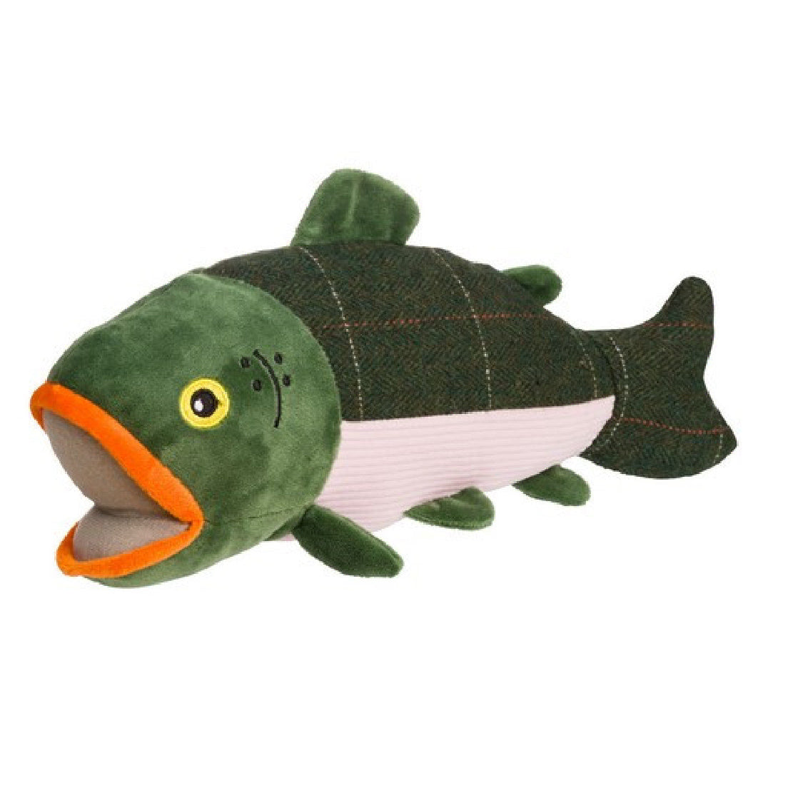 House of Paws Green
Tweed Salmon Dog Toy