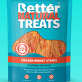 Better natural treats chicken breast steaks 90g