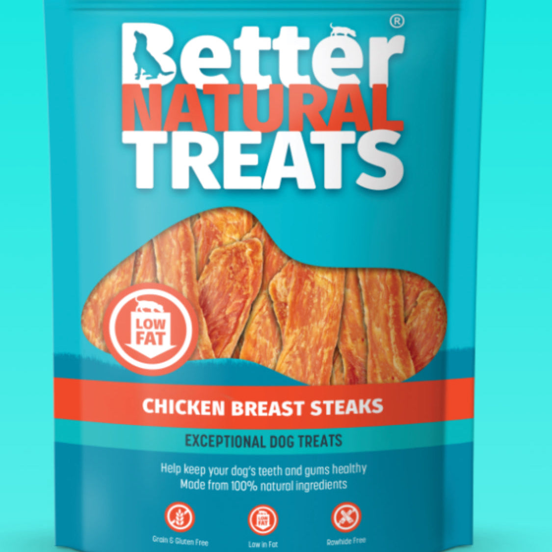 Better natural treats chicken breast steaks 90g