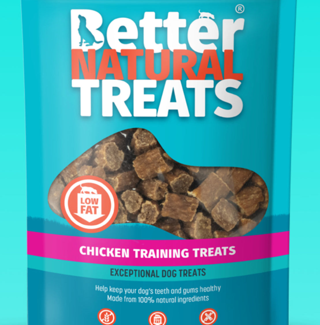Better natural chicken training treats 90g