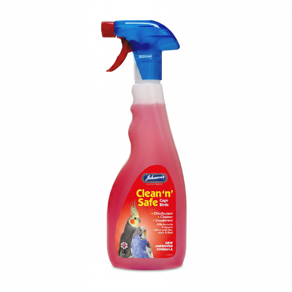 JVP Clean N Safe
Disinfectant Cage Bird Spray 500ml
