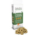 Selective naturals harvest loop snacks suitable for hamsters, gerbils, rats and mice.