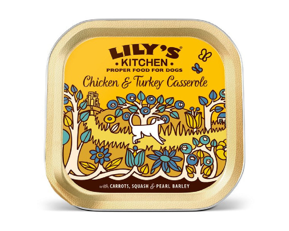 Lilys Kitchen Chicken and Turkey Casserole for Dogs 150g