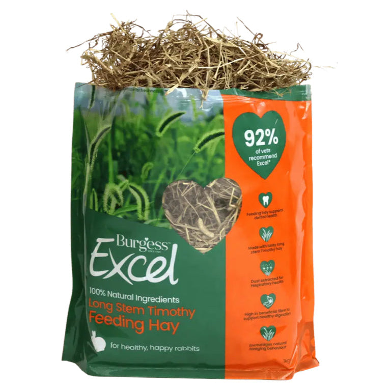 Excel long stem Timothy feeding hay