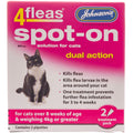 4fleas spot on dual action for adult cats over 8 weeks weighing 4kg or greater