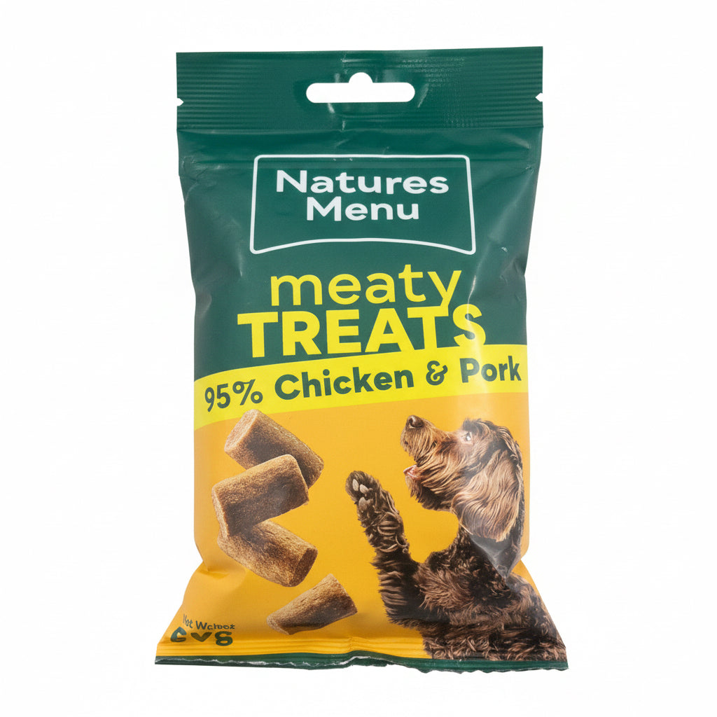 Natures Menu Chicken & Pork Treats 50G