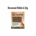 Rosewood Nibble & Dig Meadow with Dandelion and Blossoms.